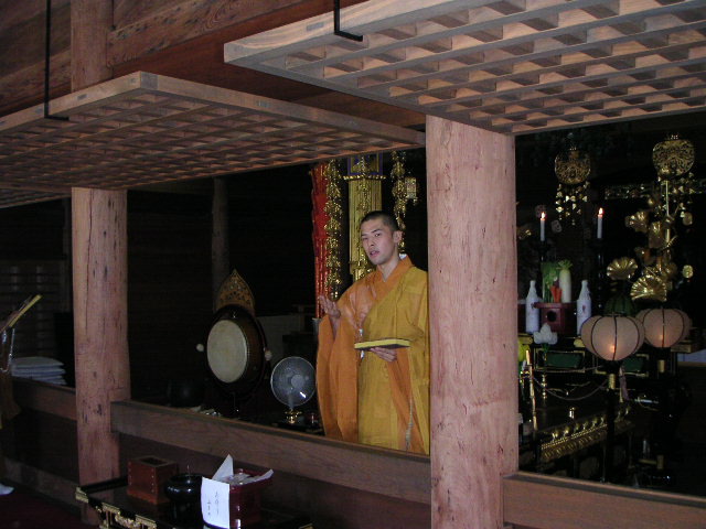 ご祈祷後、説法を致しました。